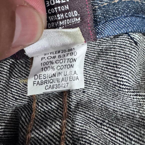 True Religion Limited Edition 20-861 Jeans 34 Dark Indigo Button Fly Classic Fit - Picture 9 of 9